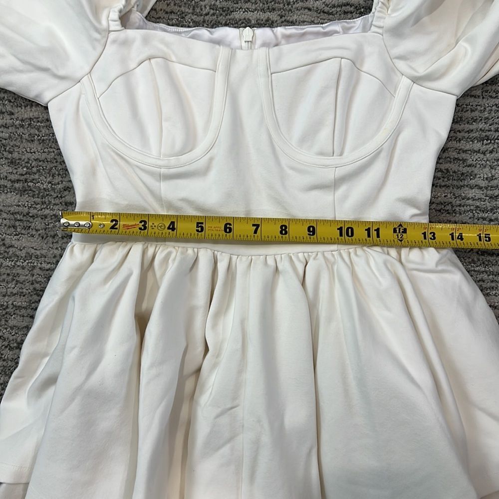 NWT SELKIE x REVOLVE The Boleyn Dress in Ivory Small - Picture 12 of 15
